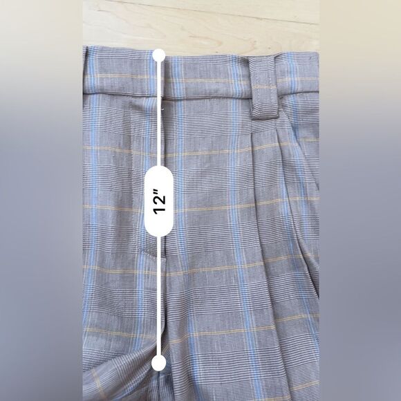 A.L.C. Fynn Plaid Straight-Leg Pants in Tawny Plaid 2 NWT - Picture 15 of 16